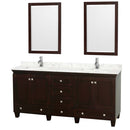 Acclaim 72 Inch Double Bathroom Vanity in Espresso - 6