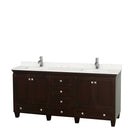 Acclaim 72 Inch Double Bathroom Vanity in Espresso - 22