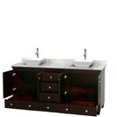 Acclaim 72 Inch Double Bathroom Vanity in Espresso - 34