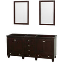 Acclaim 72 Inch Double Bathroom Vanity in Espresso - 2