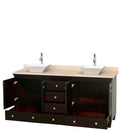 Acclaim 72 Inch Double Bathroom Vanity in Espresso - 15