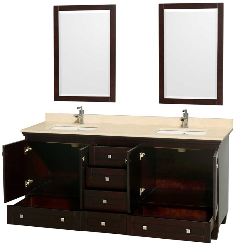 Acclaim 72 Inch Double Bathroom Vanity in Espresso - 21