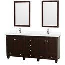 Acclaim 72 Inch Double Bathroom Vanity in Espresso - 44