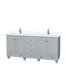 Acclaim 72 Inch Double Bathroom Vanity in Oyster Gray - 15