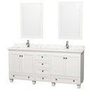Acclaim 72 Inch Double Bathroom Vanity in White - 6