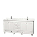 Acclaim 72 Inch Double Bathroom Vanity in White - 3