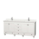 Acclaim 72 Inch Double Bathroom Vanity in White - 22