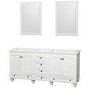 Acclaim 72 Inch Double Bathroom Vanity in White - 2