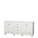 Acclaim 72 Inch Double Bathroom Vanity in White
