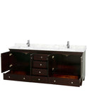 Acclaim 80 Inch Double Bathroom Vanity in Espresso - 4