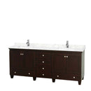 Acclaim 80 Inch Double Bathroom Vanity in Espresso - 3