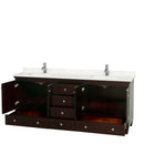Acclaim 80 Inch Double Bathroom Vanity in Espresso - 23