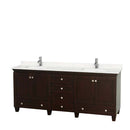 Acclaim 80 Inch Double Bathroom Vanity in Espresso - 22