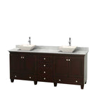 Acclaim 80 Inch Double Bathroom Vanity in Espresso - 29
