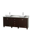 Acclaim 80 Inch Double Bathroom Vanity in Espresso - 33