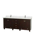 Acclaim 80 Inch Double Bathroom Vanity in Espresso - 37