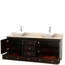 Acclaim 80 Inch Double Bathroom Vanity in Espresso - 11