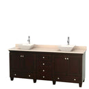 Acclaim 80 Inch Double Bathroom Vanity in Espresso - 10