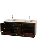 Acclaim 80 Inch Double Bathroom Vanity in Espresso - 15