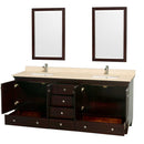 Acclaim 80 Inch Double Bathroom Vanity in Espresso - 21