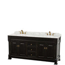 Andover 72 Inch Double Bathroom Vanity in Black - 3