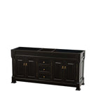Andover 72 Inch Double Bathroom Vanity in Black