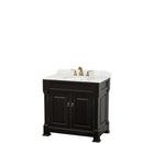 Andover 36 Inch Single Bathroom Vanity in Black - 3