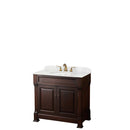 Andover 36 Inch Single Bathroom Vanity in Dark Cherry - 3