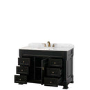 Andover 48 Inch Single Bathroom Vanity in Black - 6