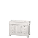 Andover 48 Inch Single Bathroom Vanity in White