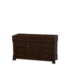 Andover 60 Inch Single Bathroom Vanity in Dark Cherry