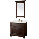 Andover 36 Inch Single Bathroom Vanity in Dark Cherry - 4