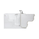 Ella Wheelchair Transfer 36"x55" Acrylic Soaking Walk-In-Bathtub, Right Outward Swing Door, Heated Seat,  5 Piece Fast Fill Faucet, 2" Dual Drain