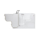 Ella Wheelchair Transfer 36"x55" Acrylic Soaking Walk-In-Bathtub, Left Outward Swing Door, Heated Seat,  5 Piece Fast Fill Faucet, 2" Dual Drain