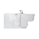 Ella Wheelchair Transfer 36"x55" Acrylic Soaking Walk-In-Bathtub, Right Outward Swing Door, 5 Piece Fast Fill Faucet, 2" Dual Drain