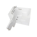 Ella Wheelchair Transfer 36"x55" Acrylic Soaking Walk-In-Bathtub, Left Outward Swing Door, 5 Piece Fast Fill Faucet, 2" Dual Drain 2