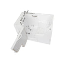 Ella Wheelchair Transfer 36"x55" Acrylic Air and Hydro Massage w/ Independent Foot Massage Walk-In Bathtub with Left Outward Swing Door, 5 Piece Fast Fill Faucet, 2" Dual Drain 2