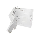 Ella Wheelchair Transfer 36"x55" Acrylic Air and Hydro Massage w/ Independent Foot Massage and Heated Seat Walk-In Bathtub with Left Outward Swing Door, 5 Piece Fast Fill Faucet, 2" Dual Drain 2