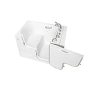 Ella Wheelchair Transfer 36"x55" Acrylic Soaking Walk-In-Bathtub, Right Outward Swing Door, Heated Seat,  5 Piece Fast Fill Faucet, 2" Dual Drain 3