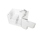 Ella Wheelchair Transfer 36"x55" Acrylic Air and Hydro Massage w/ Independent Foot Massage Walk-In Bathtub with Right Outward Swing Door, 5 Piece Fast Fill Faucet, 2" Dual Drain 3