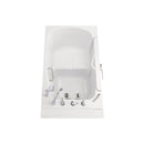 Ella Wheelchair Transfer 36"x55" Acrylic Soaking Walk-In-Bathtub, Left Outward Swing Door, 5 Piece Fast Fill Faucet, 2" Dual Drain 5