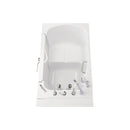 Ella Wheelchair Transfer 36"x55" Acrylic Soaking Walk-In-Bathtub, Right Outward Swing Door, 5 Piece Fast Fill Faucet, 2" Dual Drain 5