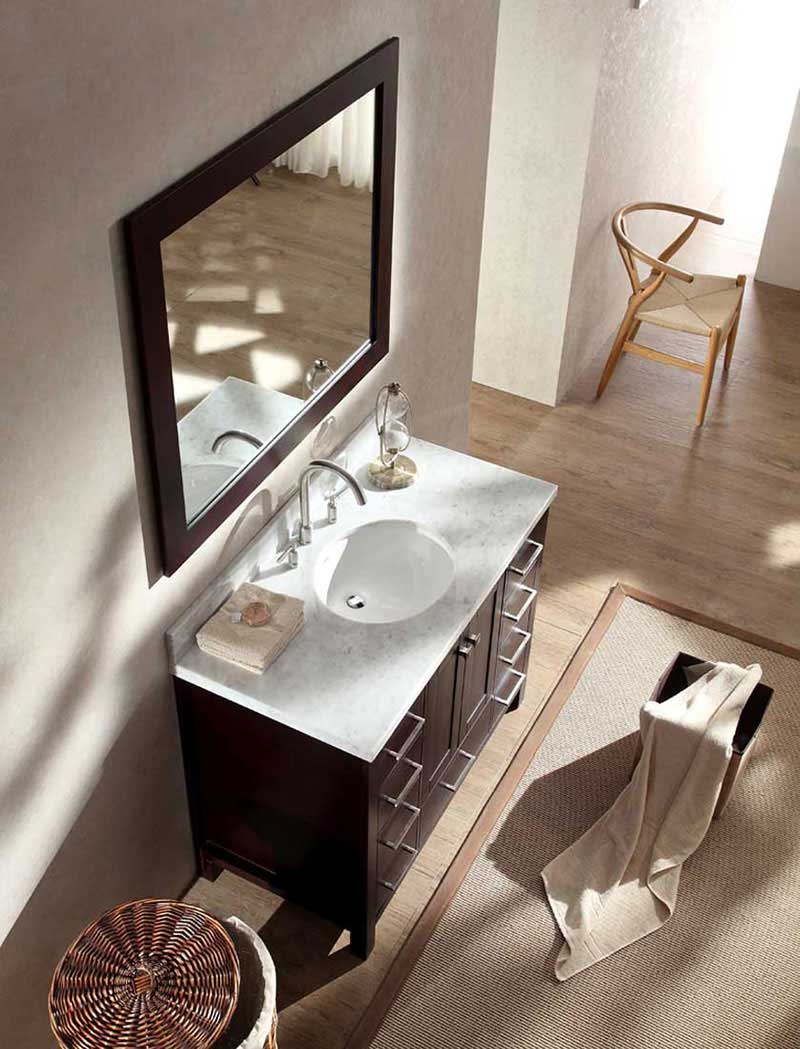 Ariel Cambridge 43" Single Sink Vanity Set in Espresso 3