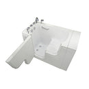 Ella's OLA3052-L-Hhb Transfer Acrylic L Shape Wheelchair, 29x52x42", White