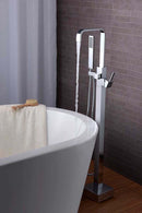 Anzzi Victoria 2-Handle Claw Foot Tub Faucet with Hand Shower in Polished Chrome FS-AZ0031CH 3