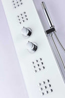 Anzzi VELD Series 64 in. Full Body Shower Panel System with Heavy Rain Shower and Spray Wand in White 4