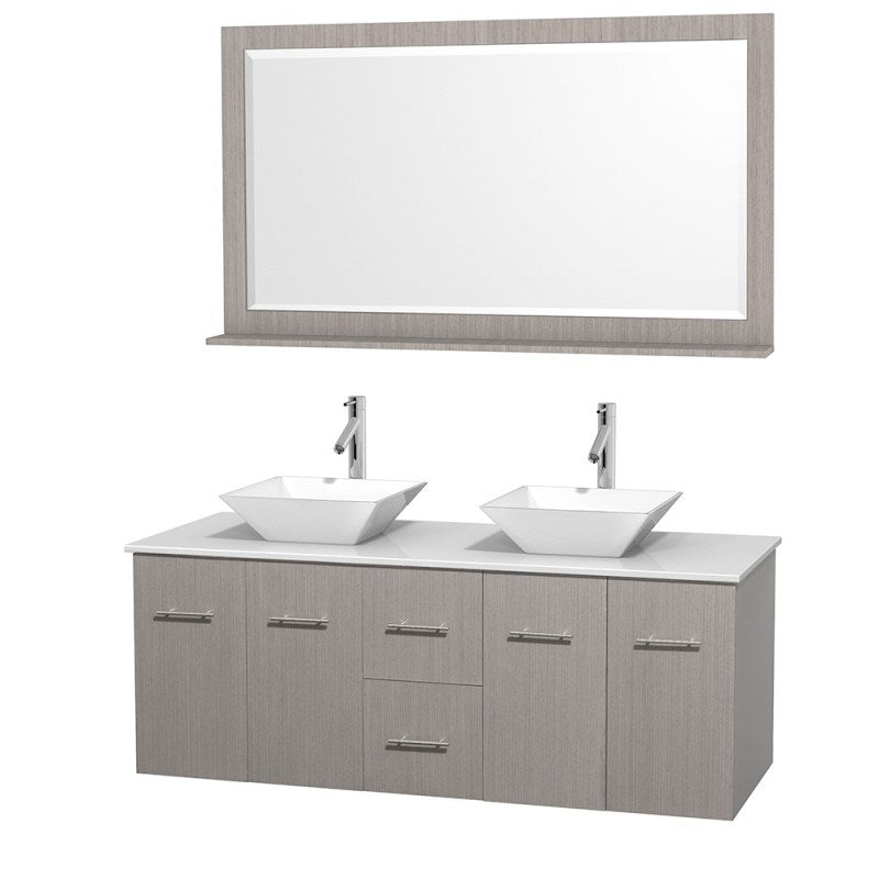 Wyndham Collection Centra 60" Double Bathroom Vanity Set for Vessel Sinks - Gray Oak WC-WHE009-60-DBL-VAN-GRO 6