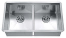 Anzzi Aegis Undermount Stainless Steel 32.75 in. 0-Hole 50/50 Double Bowl Kitchen Sink with Cutting Board and Colander K-AZ3219-2Ac 7