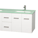 Wyndham Collection Centra 60" Double Bathroom Vanity for Undermount Sinks - Matte White WC-WHE009-60-DBL-VAN-WHT- 7