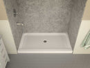 Anzzi Tier 32 x 60 in. Center Drain Single Threshold Shower Base in White SB-AZ03CD 3